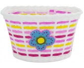 Basket Kids Multi-Colour complete with Straps Pink White Yellow Purple